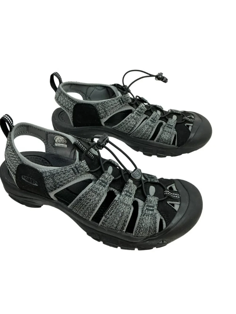 Keen Newport H2 Waterproof Hiking Sandals Mens12 Black & Gray